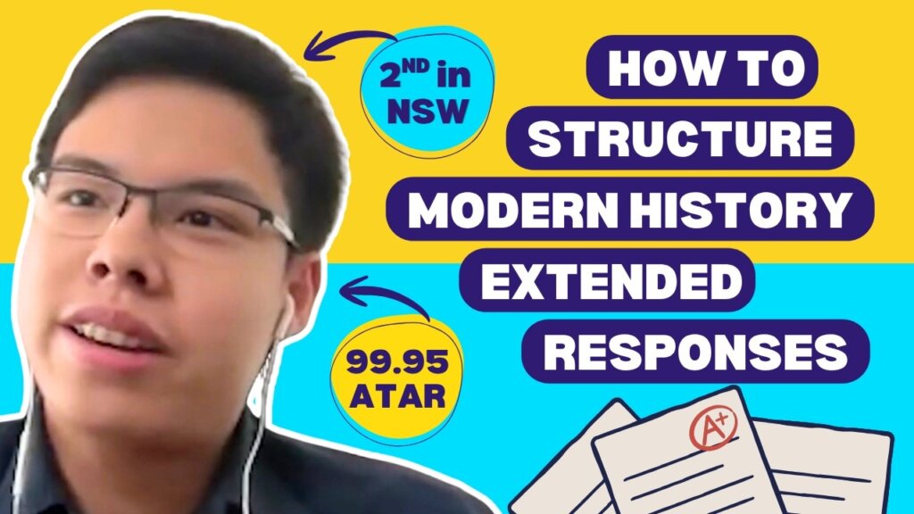 How should you structure a Modern History extended response?